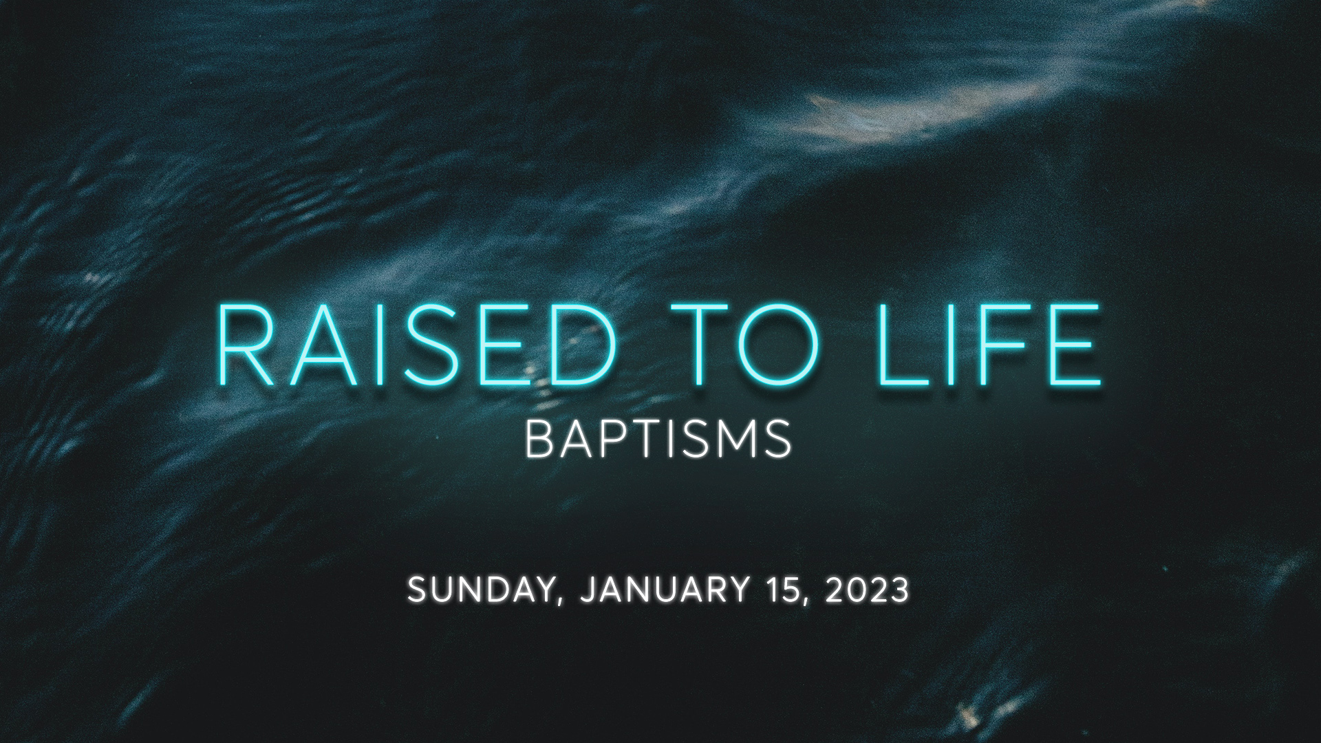 baptisms