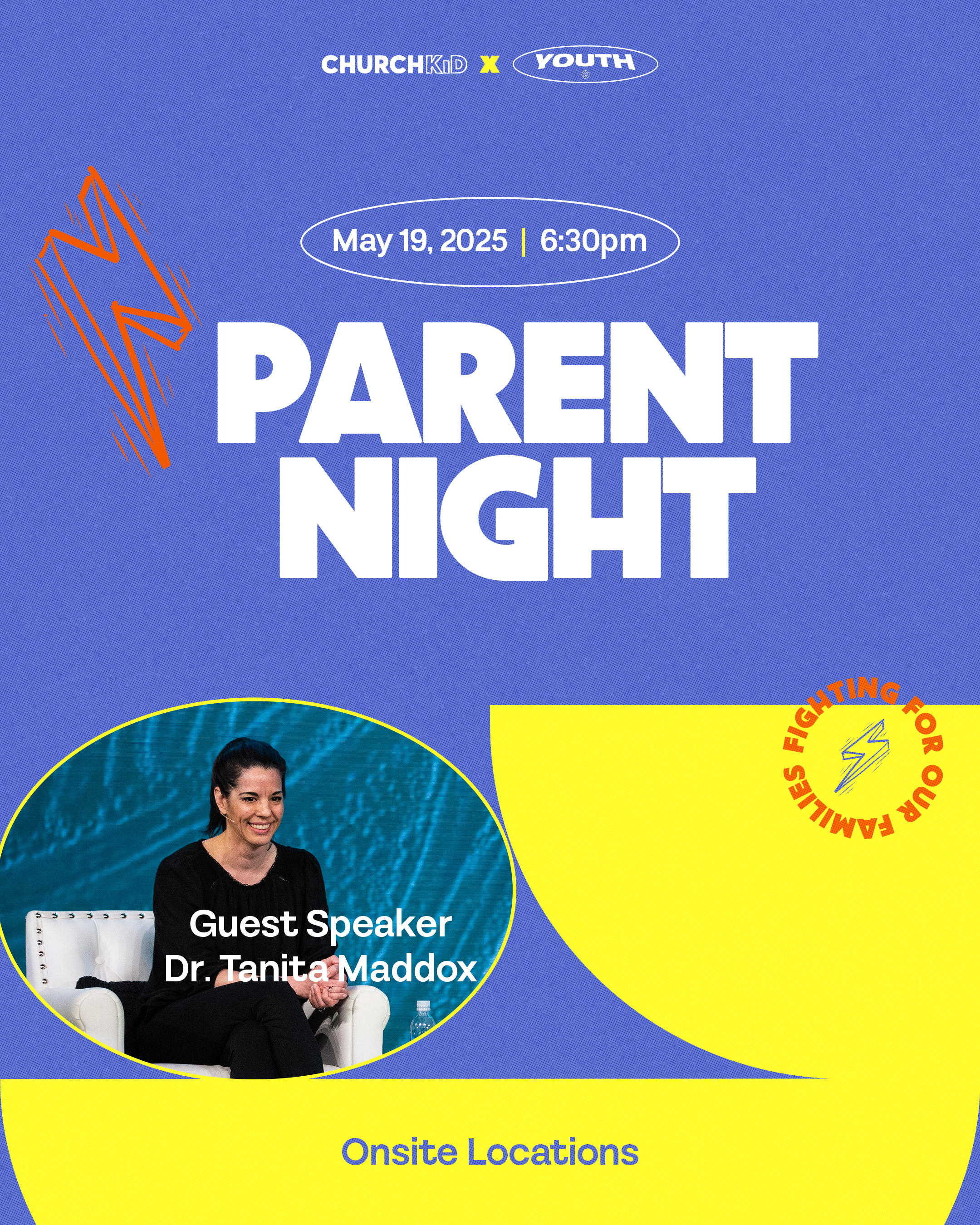 parent night with guest speaker Dr.Tanita