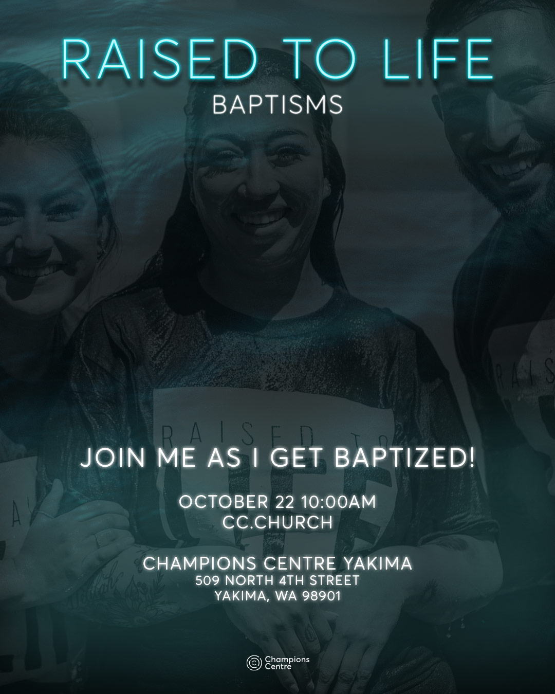 Celebrate Baptisms at Champions Centre