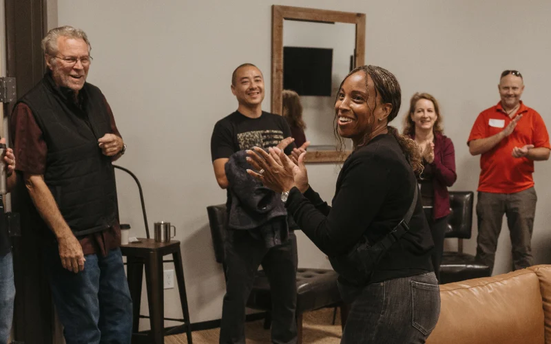 Serving at Champions Centre DuPont