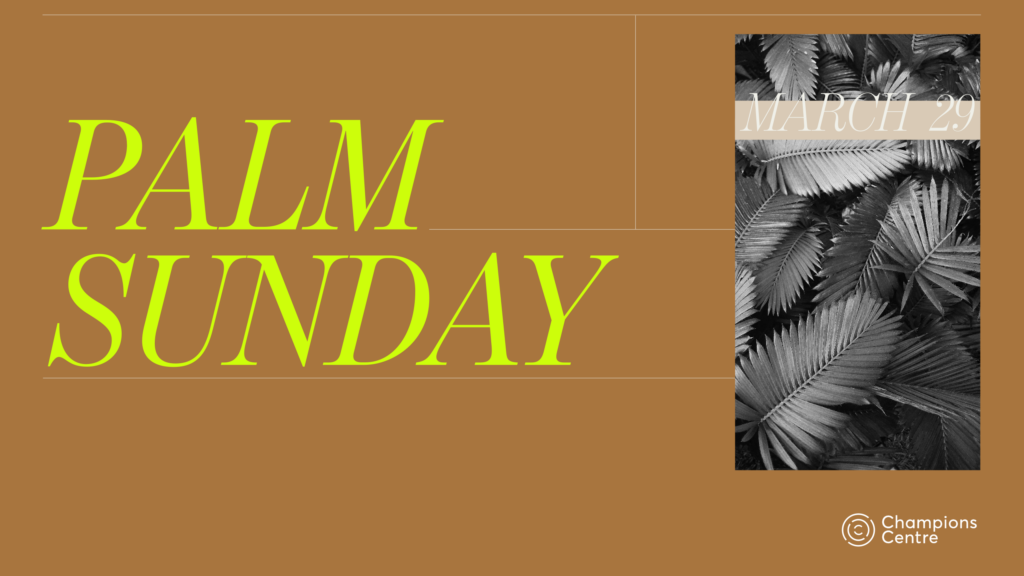 Palm Sunday March 29 all locations